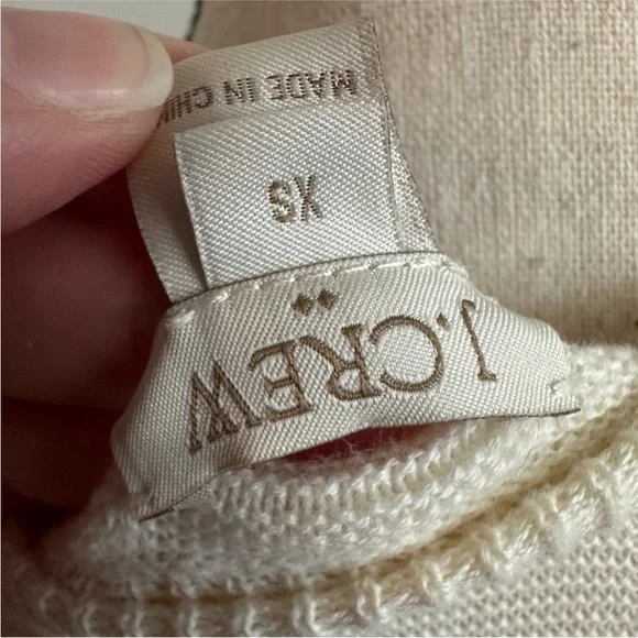 J. Crew Cream Crew Neck Sweater - Picture 6 of 6